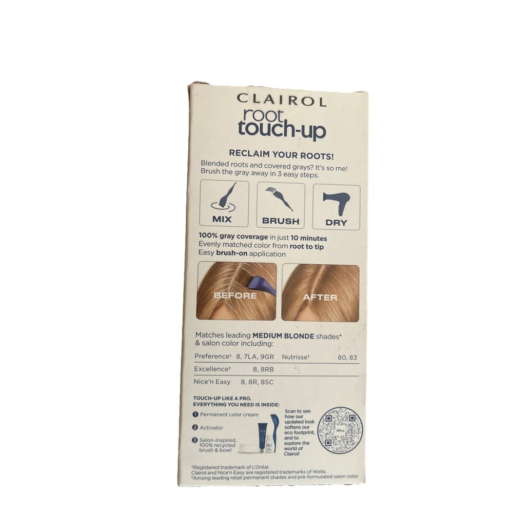 Clairol - Root Touch Up - #8 Matches Medium Blonde Hair Color - Picture 3 of 4